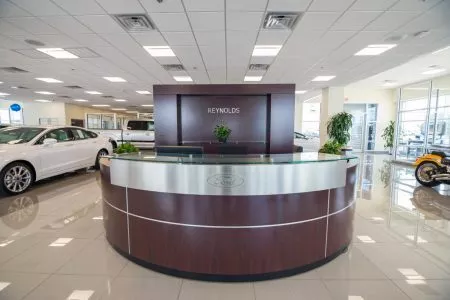 Reynolds Ford OKC dealership remodel desk